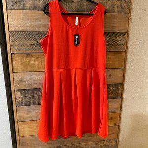 NWT 24seven Comfort Apparel Sleeveless Dress - Size 2x